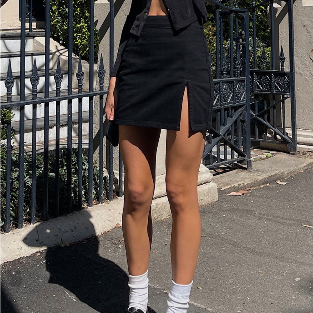 Princess Polly Black Mini skirt - XXS/00